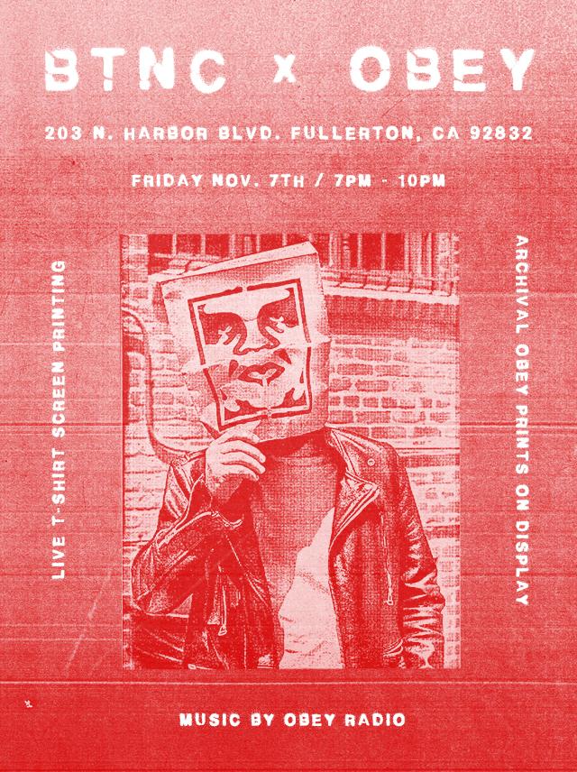 BTNC x OBEY Party
