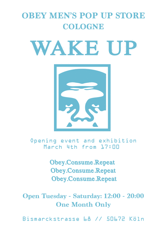 OBEY Men's Pop-Up Store Cologne