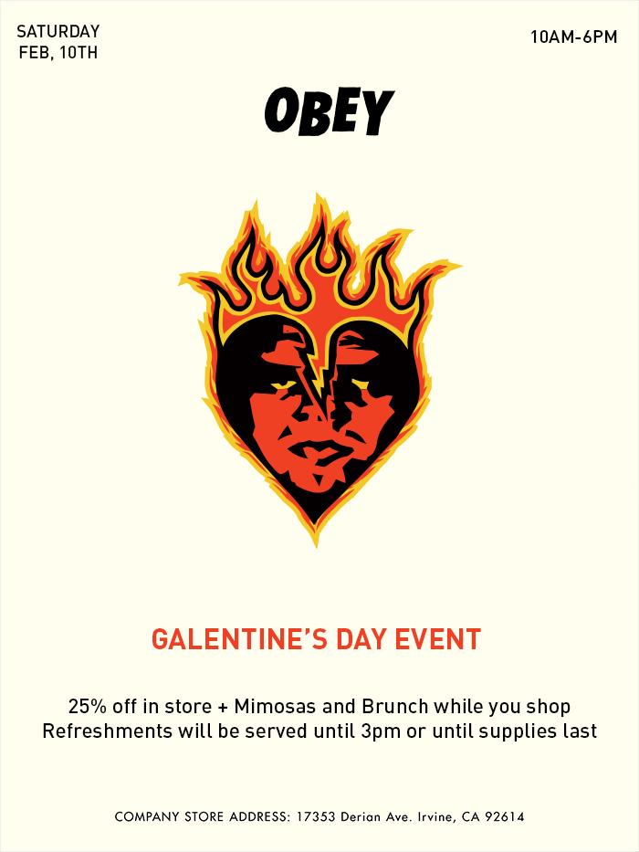 GALENTINE'S DAY AT THE OBEY COMPANY STORE