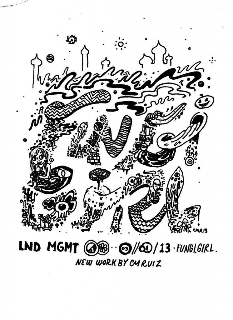 C.M. Ruiz art show & Fungi Girl