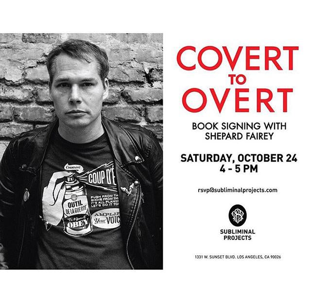 COVERT TO OVERT: BOOK SIGNING AND CLOSING SHOW