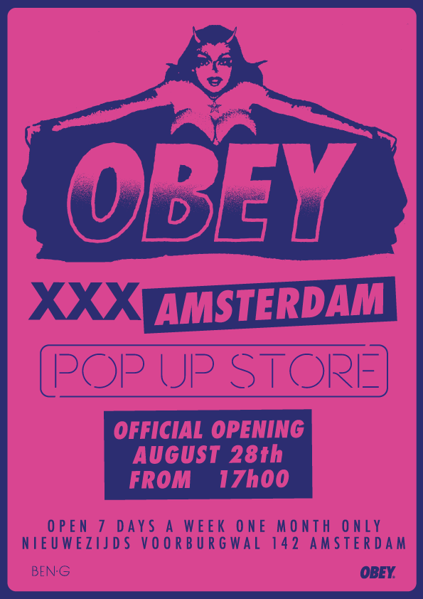 XXX Amsterdam Pop up store