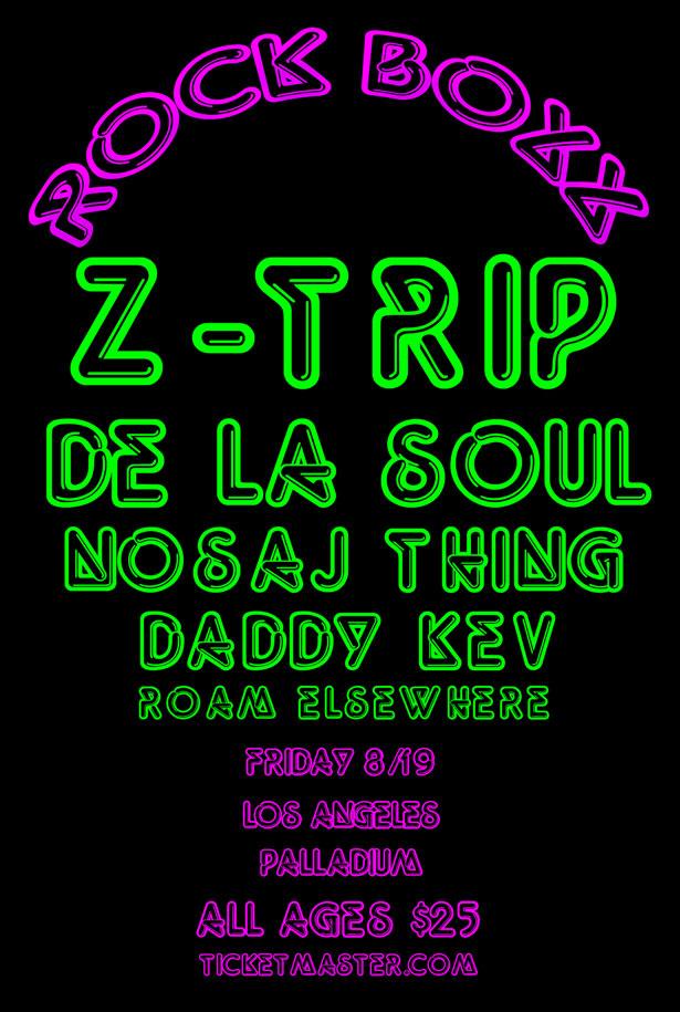 Z-TRIP ROCK BOXX TOUR TIX GIVEAWAY!