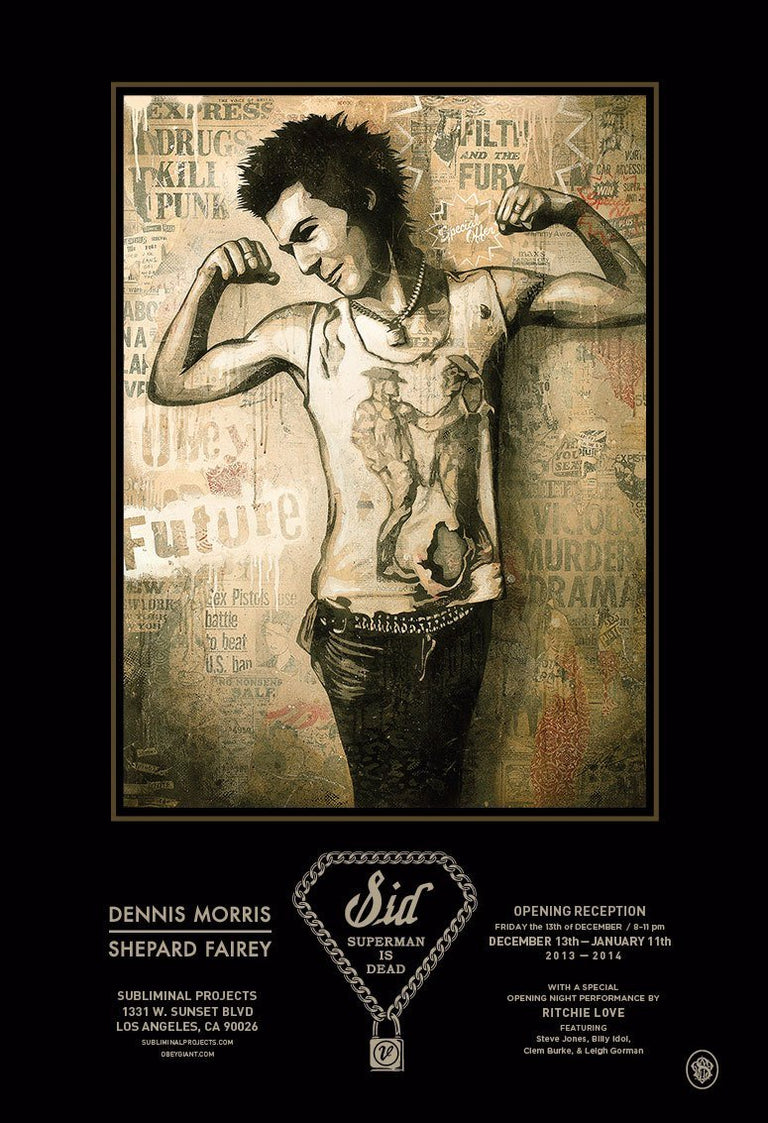 DENNIS MORRIS X SHEPARD FAIREY X SUBLIMINAL PROJECTS