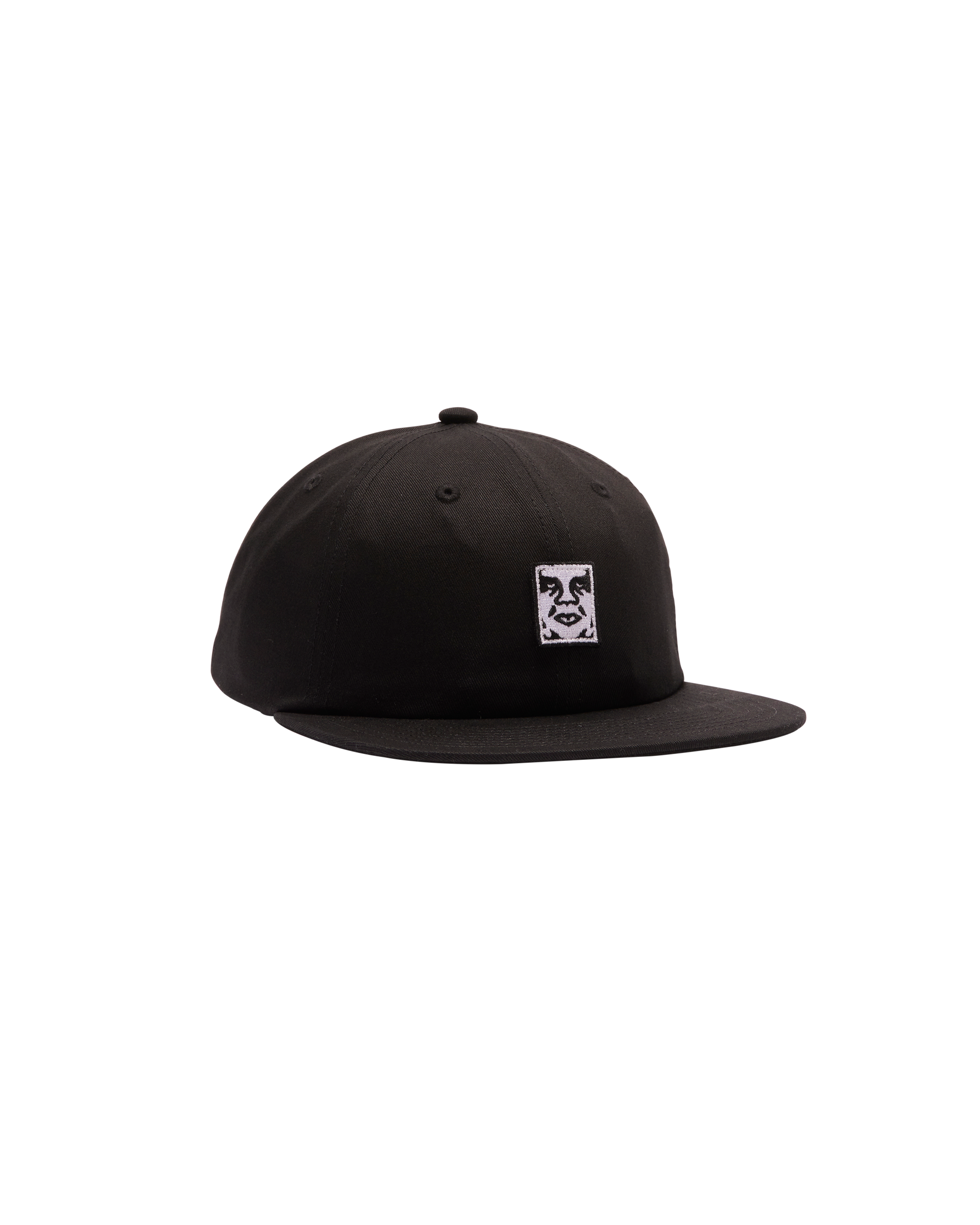 ICON PATCH 6 PANEL STRAPBACK - PIGMENT BLACK