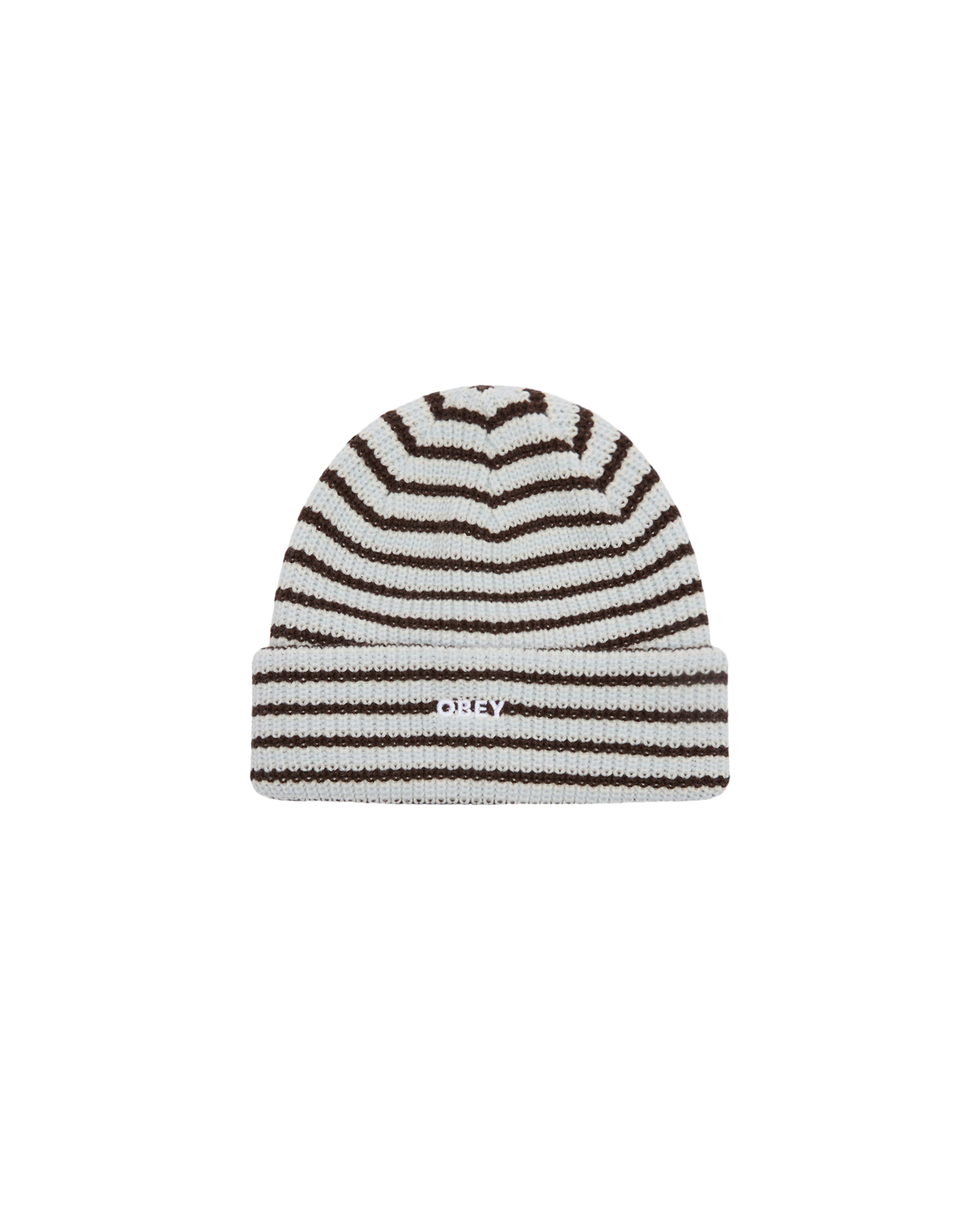 OBEY DAVIS BEANIE - BROWN MULTI