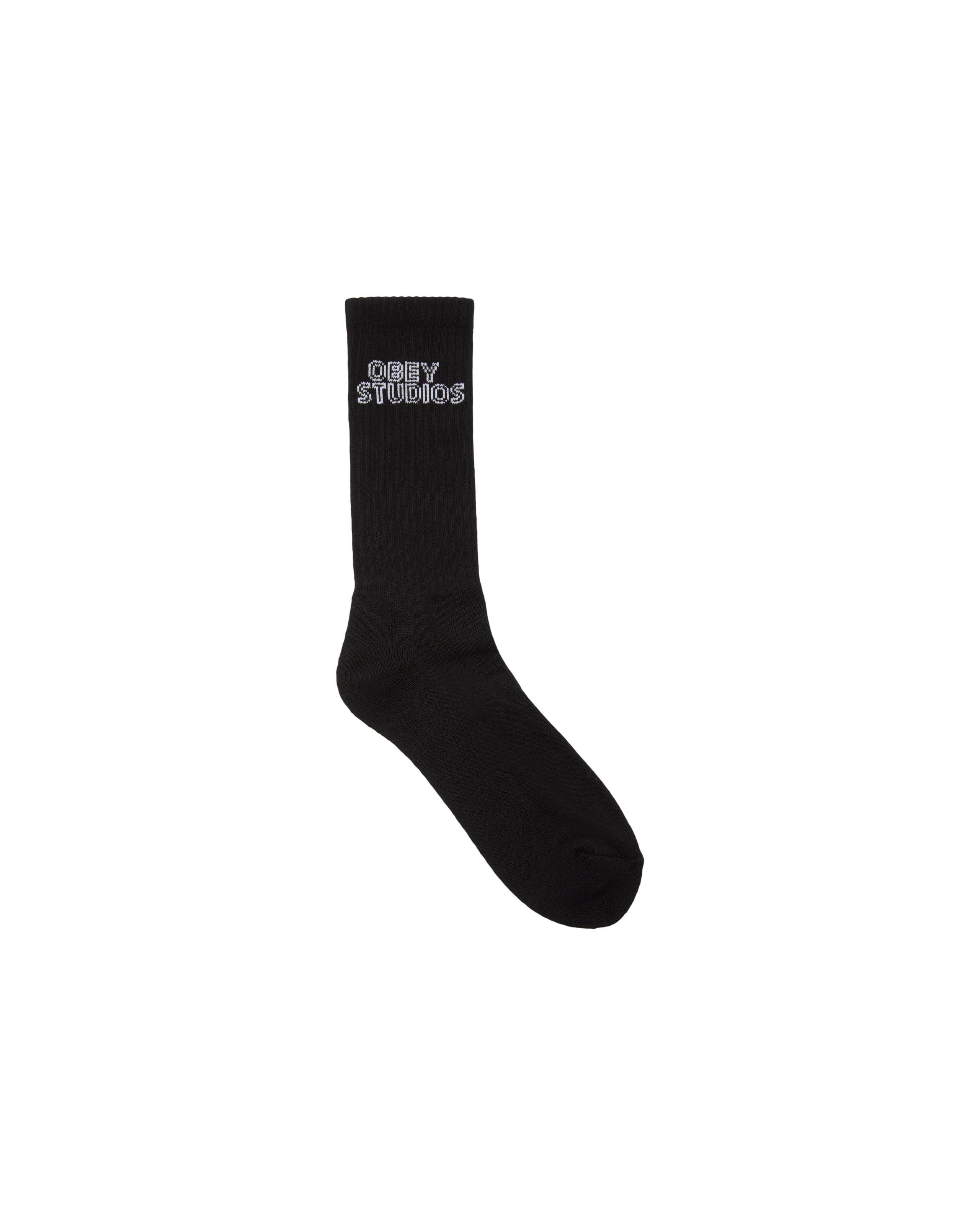 OBEY STUDIOS SOCKS - BLACK