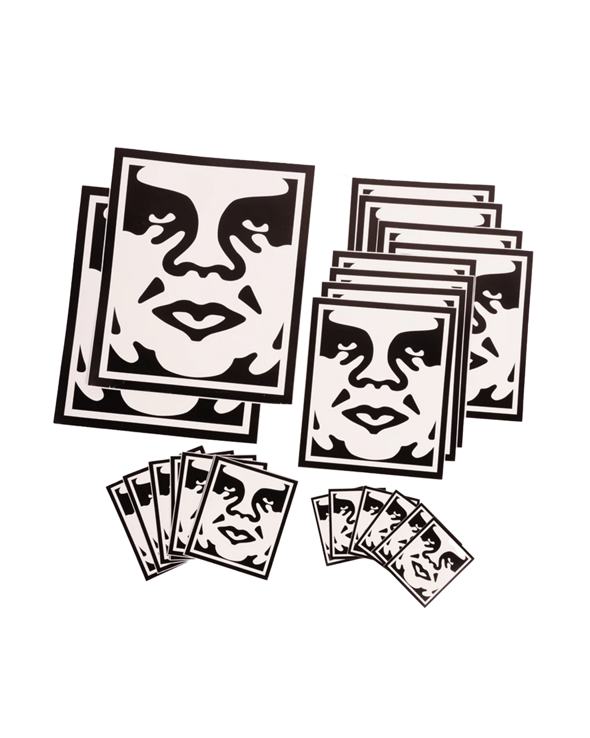 STICKER PACK 2-ICON FACE - ASSORTED