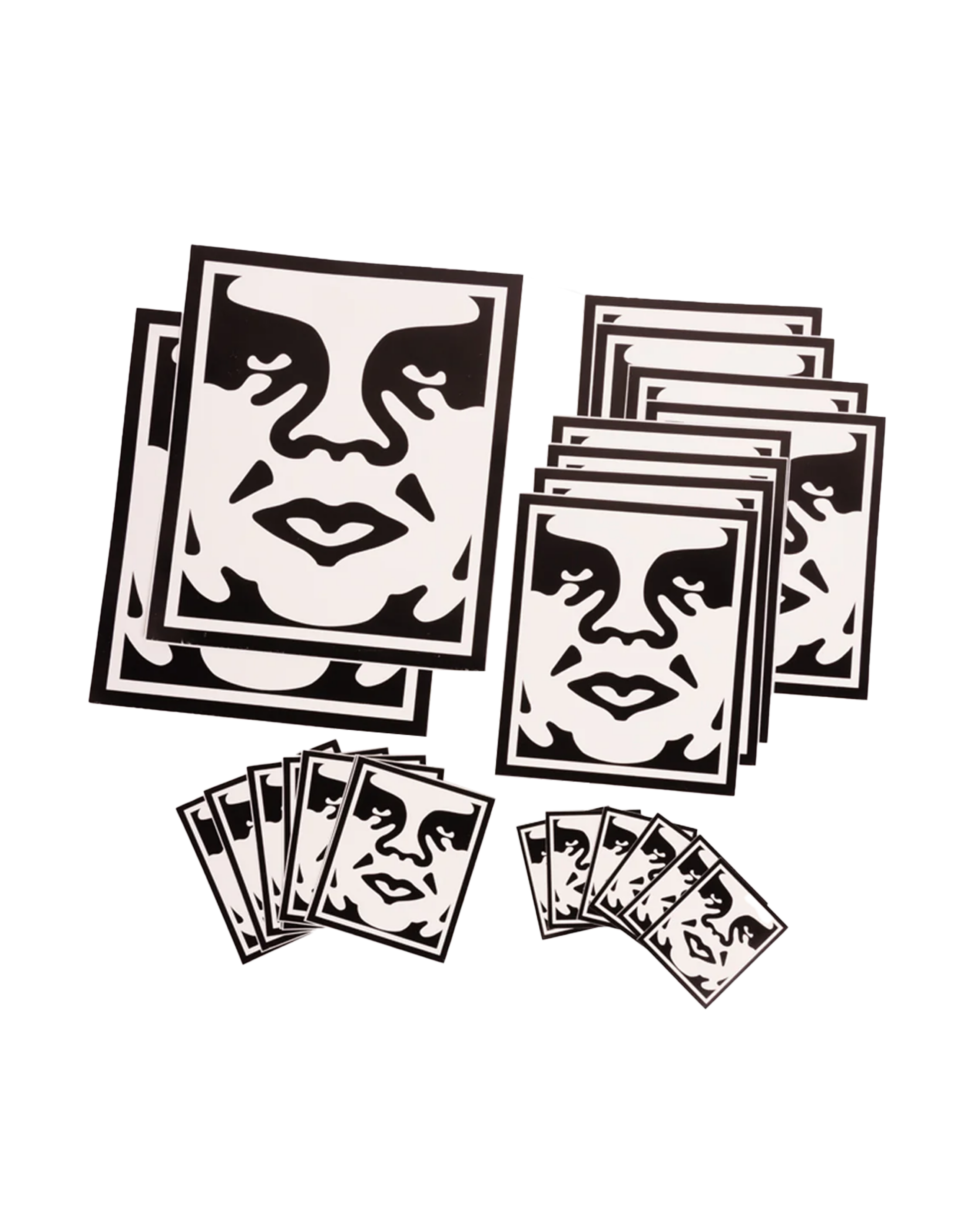 STICKER PACK 2-ICON FACE - ASSORTED