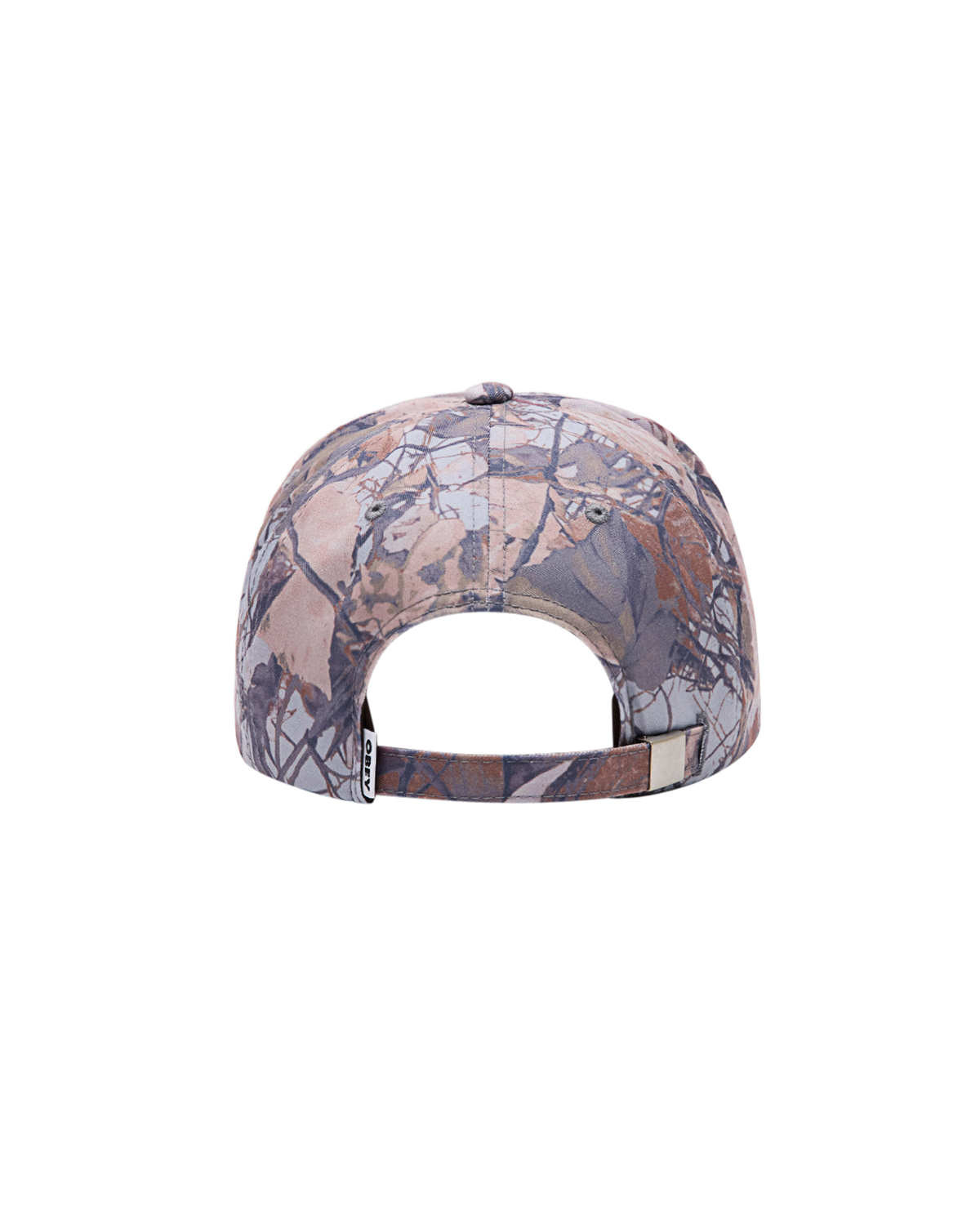 OBEY OVAL 5 PANEL STRAPBACK - FENCE CAMO MULTI