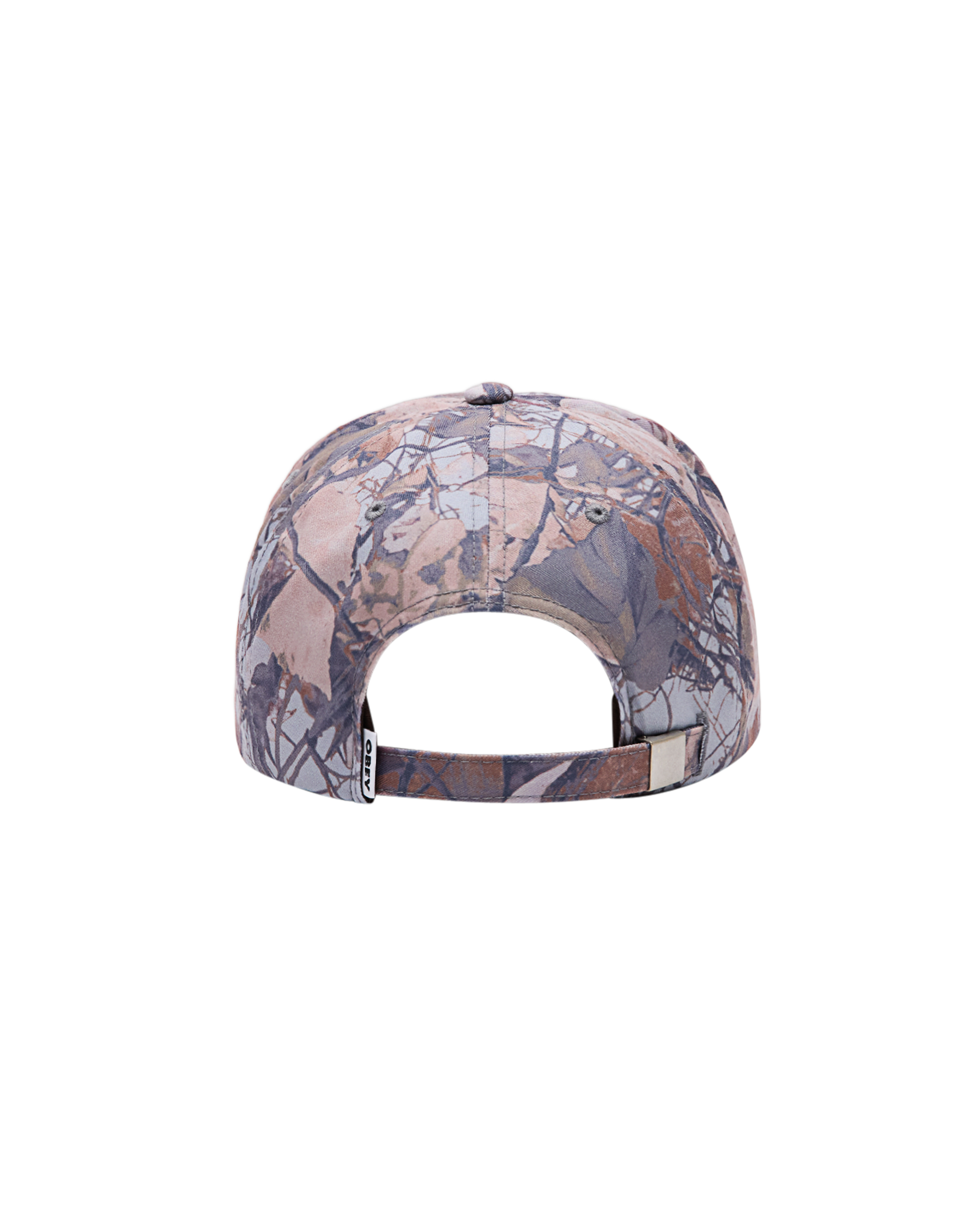 OBEY OVAL 5 PANEL STRAPBACK - FENCE CAMO MULTI