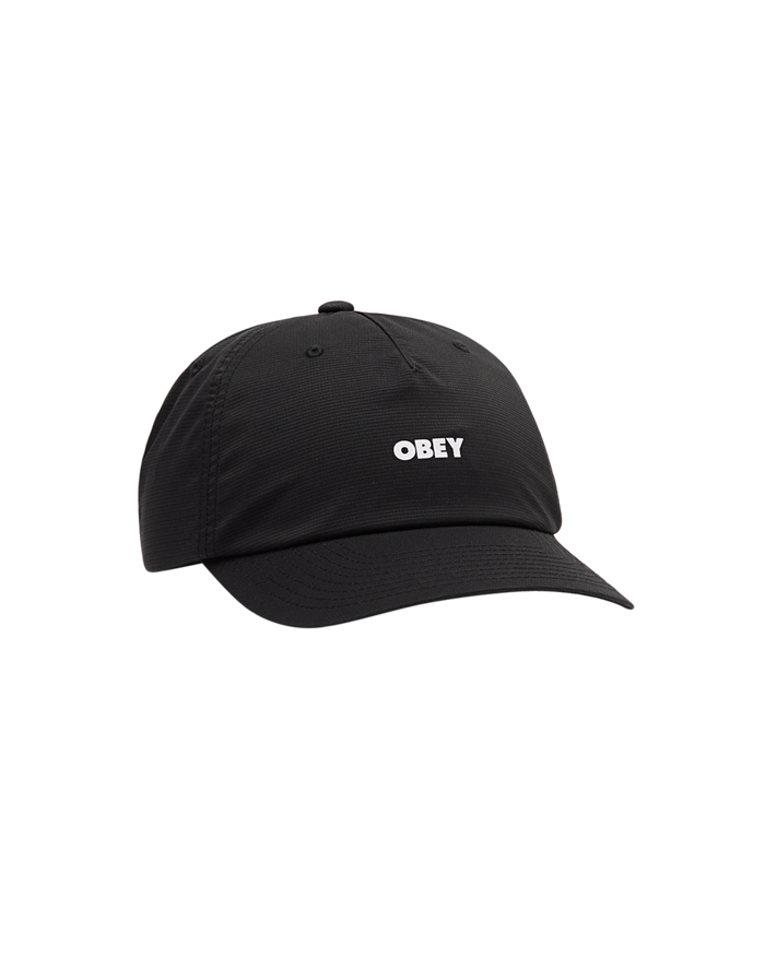 OBEY MILES 5 PANEL STRAPBACK - BLACK