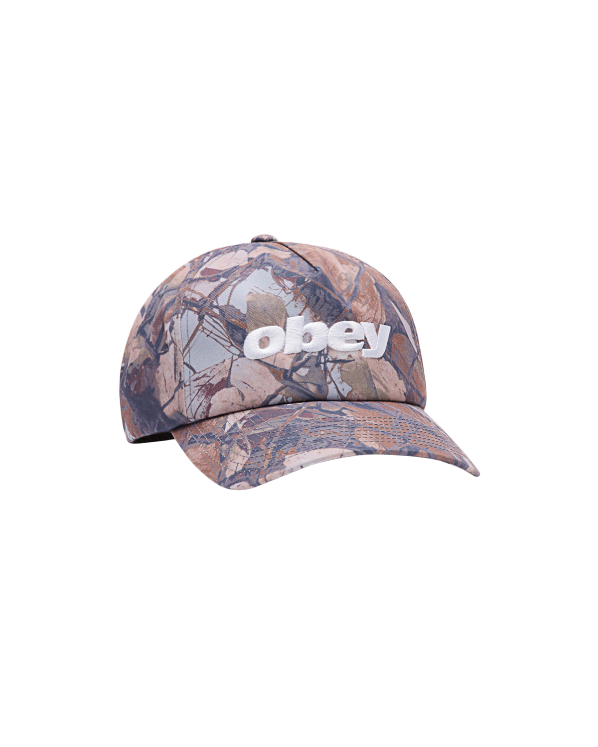OBEY DELTA 5 PANEL STRAPBACK - FENCE CAMO MULTI