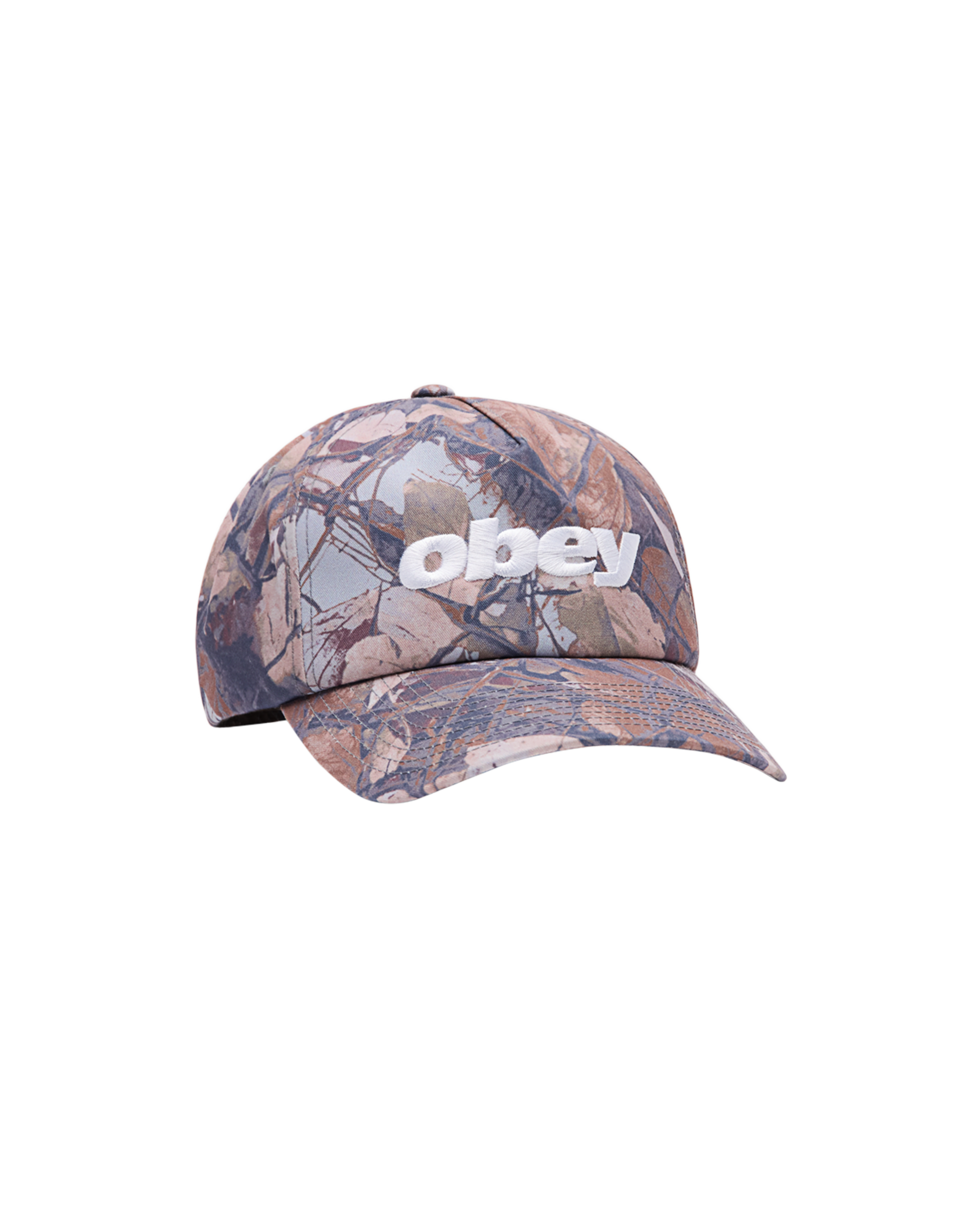 OBEY DELTA 5 PANEL STRAPBACK - FENCE CAMO MULTI