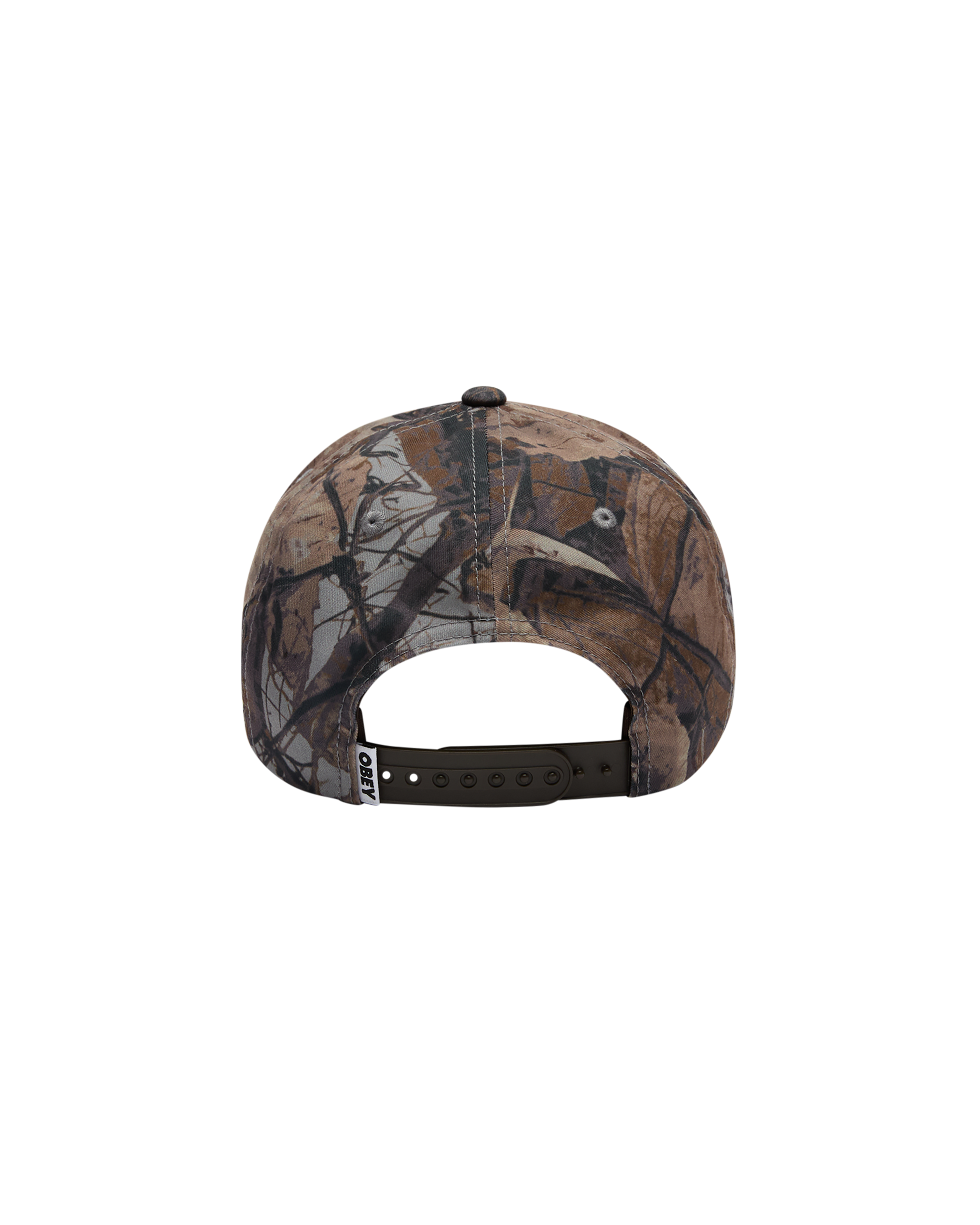 OBEY WORLD RECORDS5PANEL SNAPBACK - FENCE CAMO MULTI