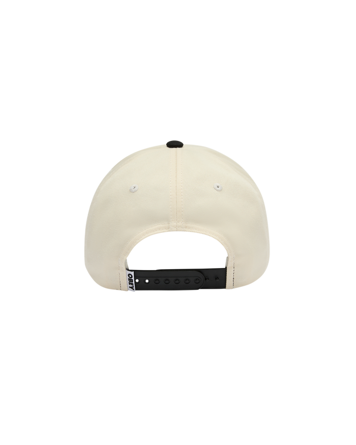 OBEY DELTA 5 PANEL SNAPBACK - BLACK MULTI