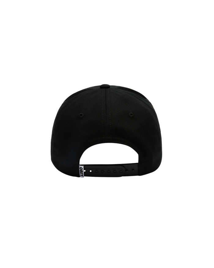 OBEY RANCH 5 PANEL SNAPBACK - BLACK