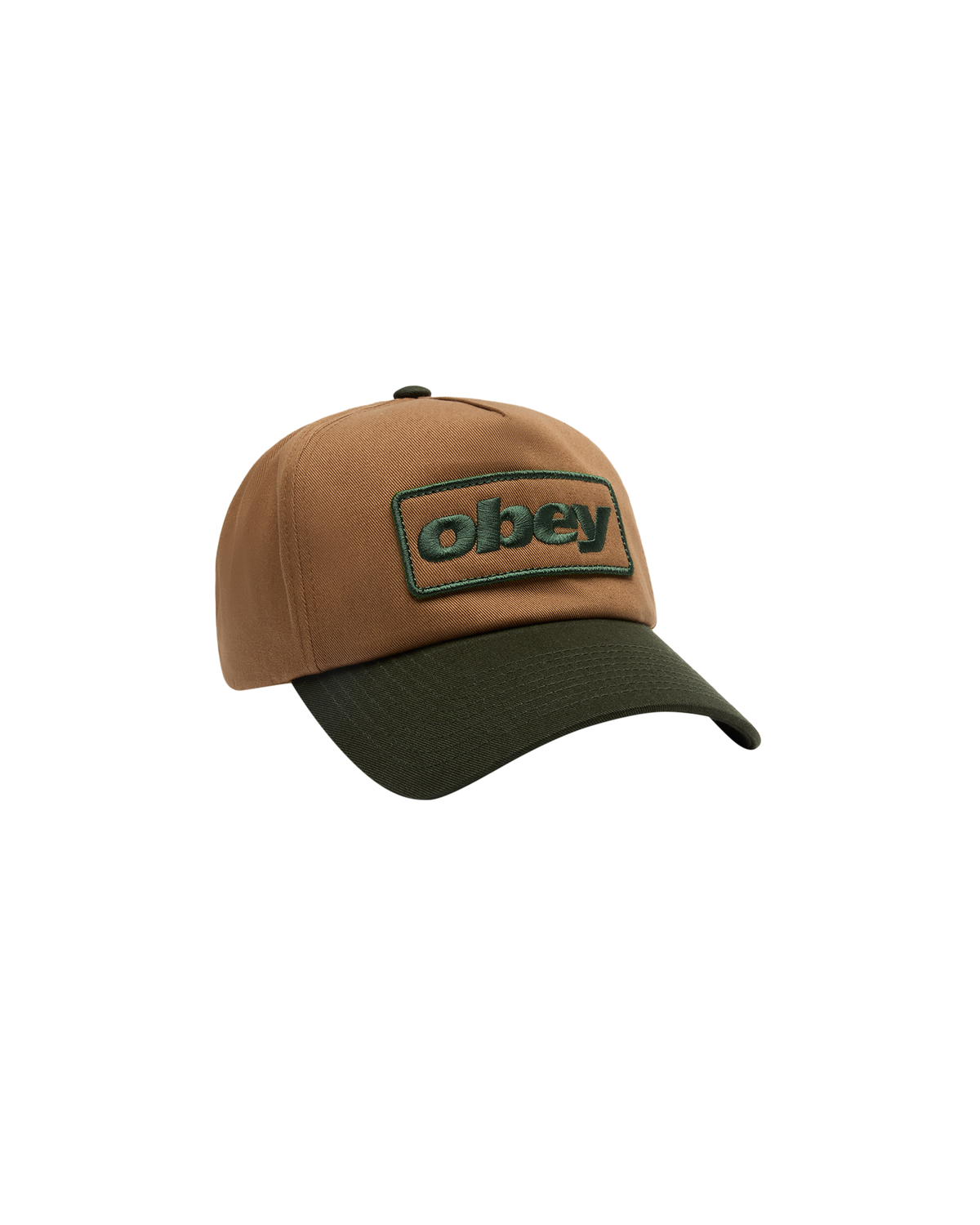 OBEY RANCH 5 PANEL SNAPBACK - DEEP FOREST MULTI