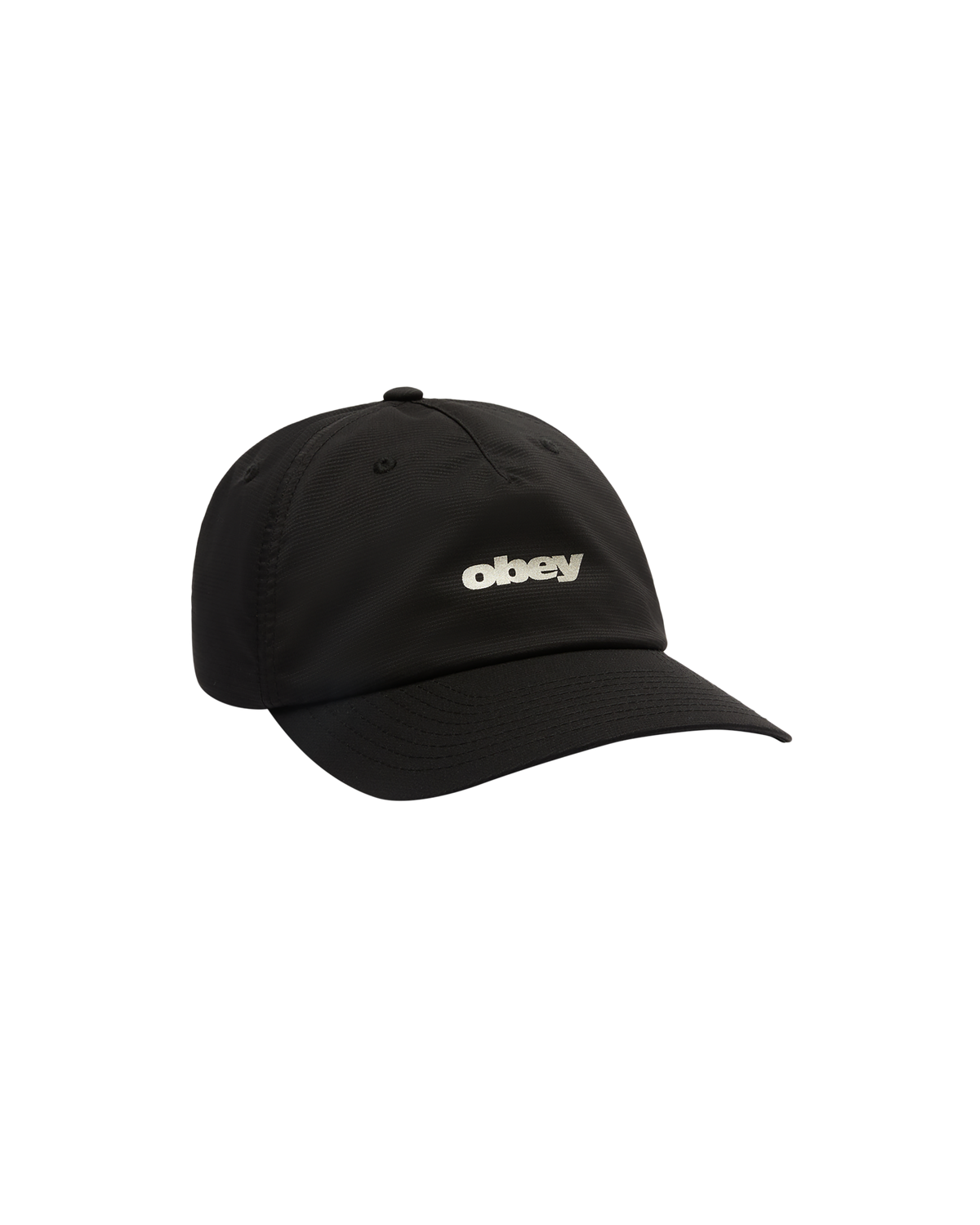 OBEY STRIDE 5 PANEL STRAPBACK - BLACK