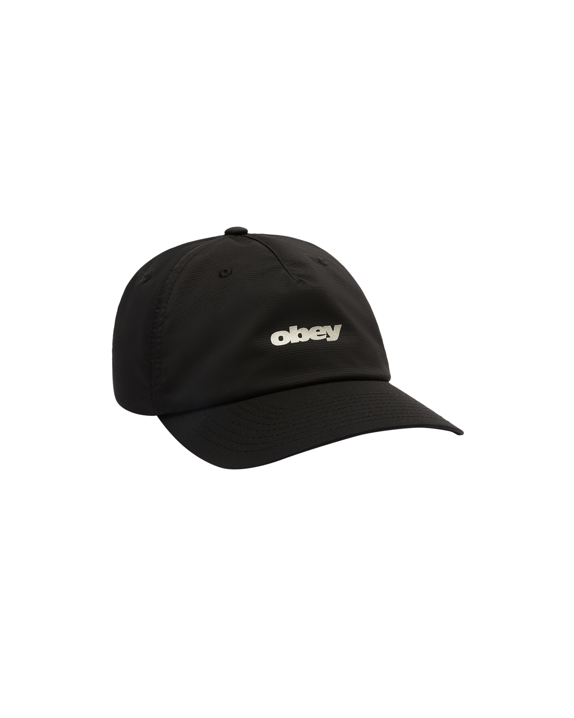 OBEY STRIDE 5 PANEL STRAPBACK - BLACK