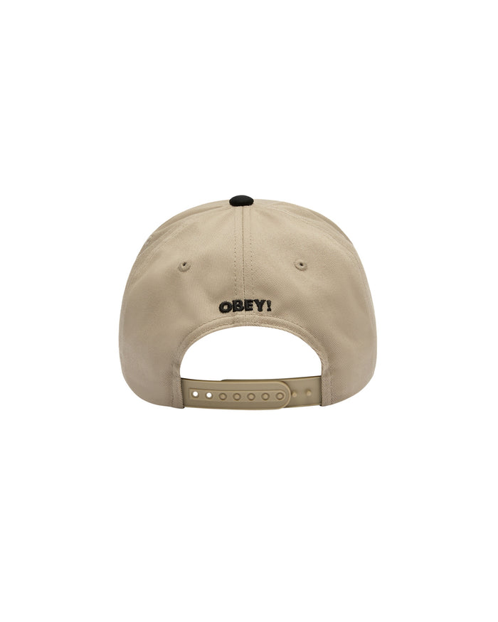 OBEY TOOL 5 PANEL SNAPBACK - BLACK MULTI