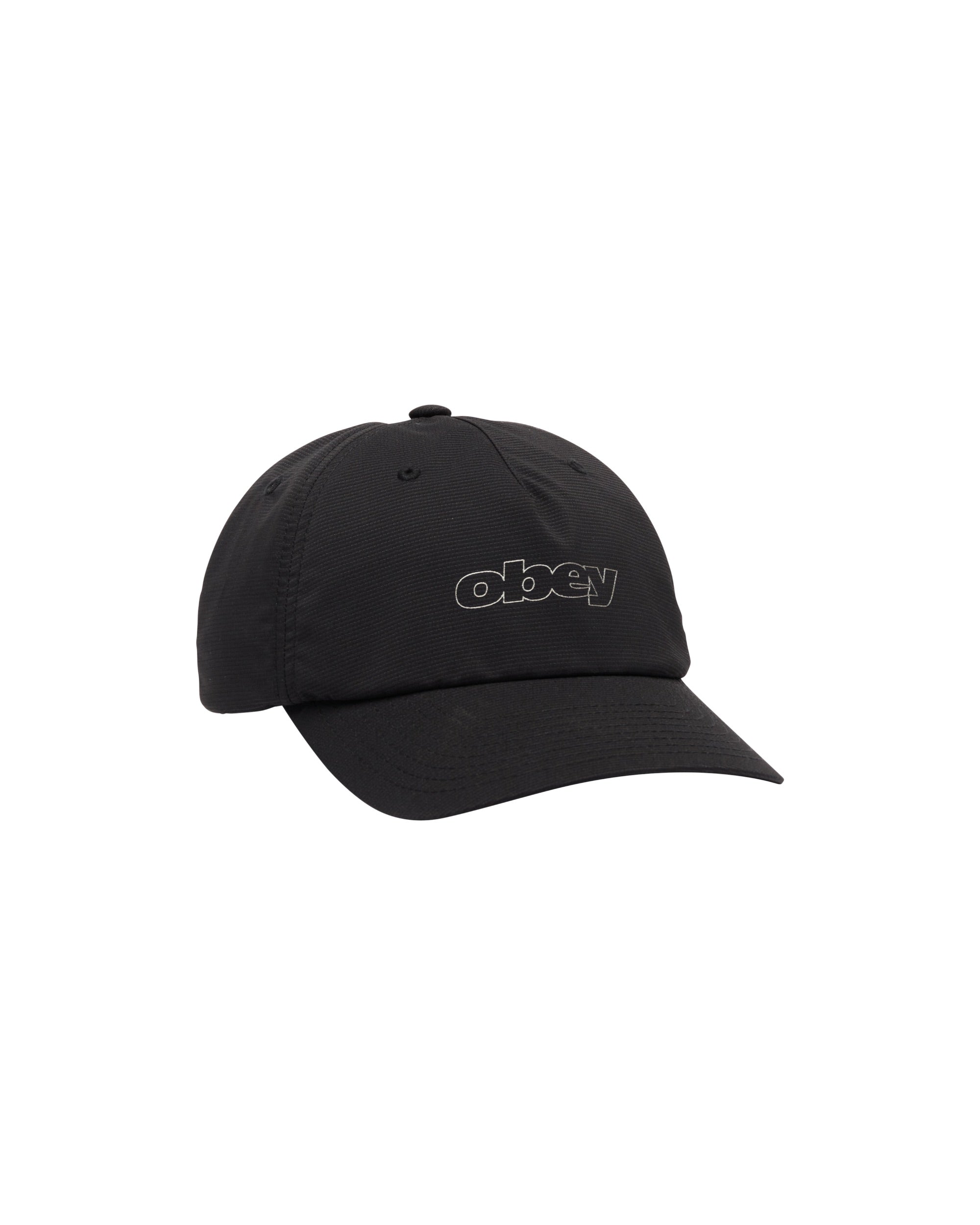 OBEY SCAMBLE 5 PANEL STRAPBACK - BLACK