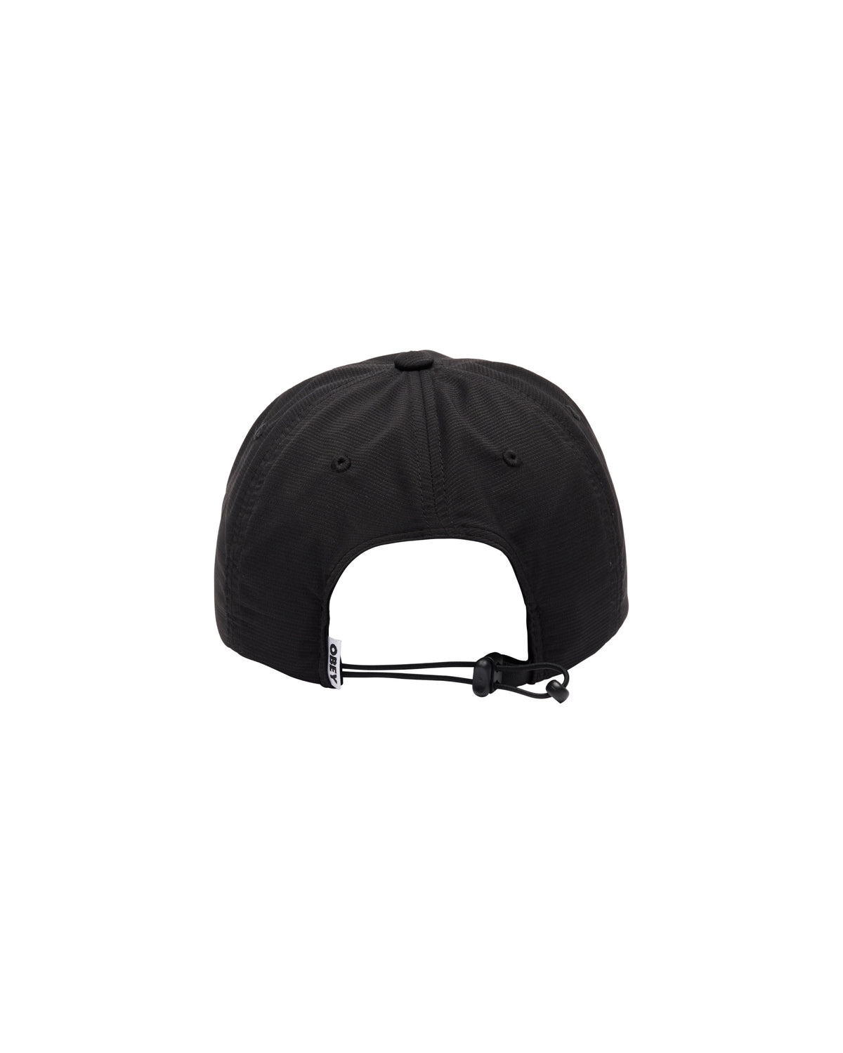 OBEY SCAMBLE 5 PANEL STRAPBACK - BLACK