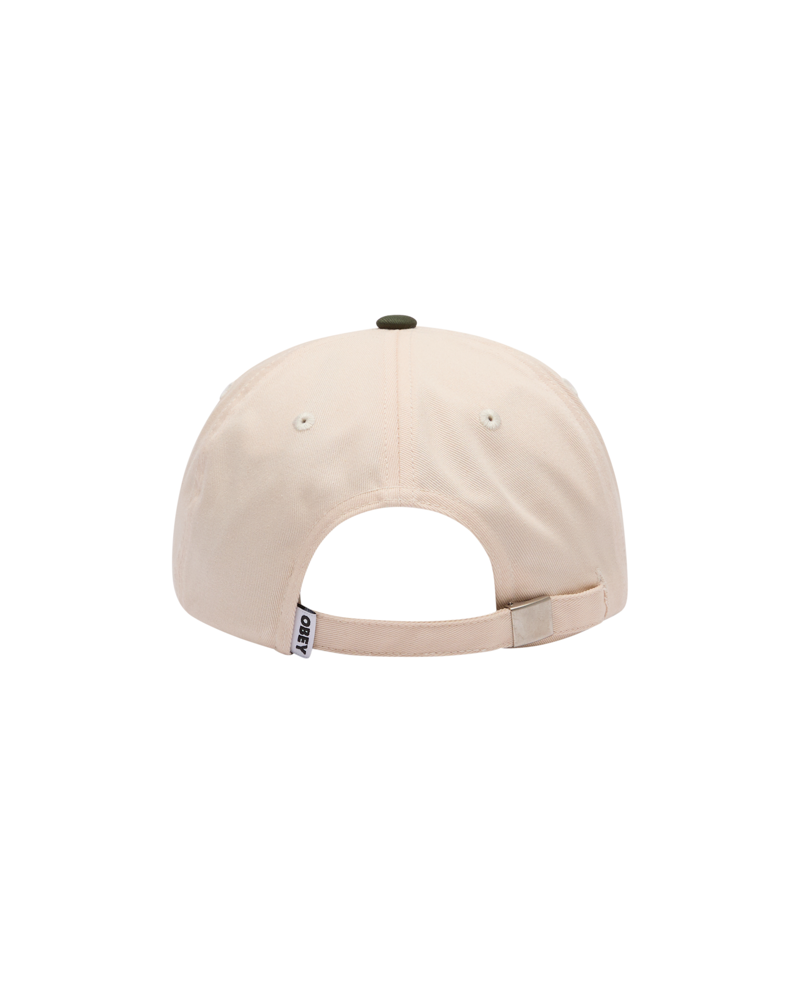 OBEY COLLEGIATE 6 PANEL STRAPBACK - CEDAR MULTI