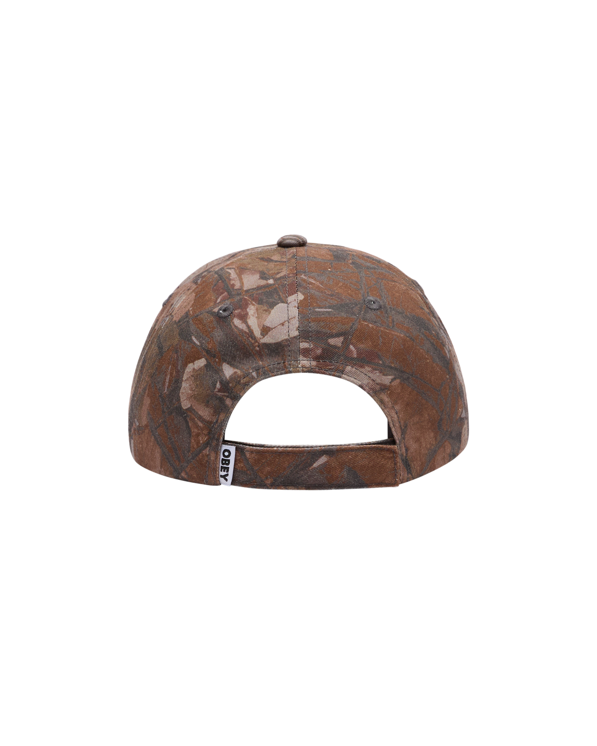 OBEY DUSTER 6 PANEL VELCRO BACK - FENCE CAMO MULTI