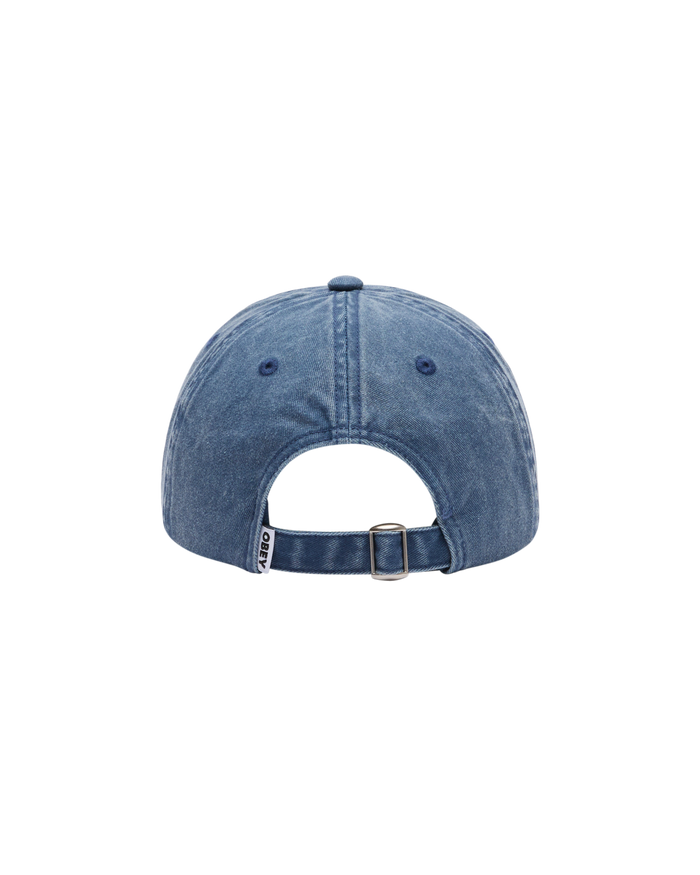 PIGMENT BOLD 6 PANEL STRAPBACK - PIGMENT NAVY