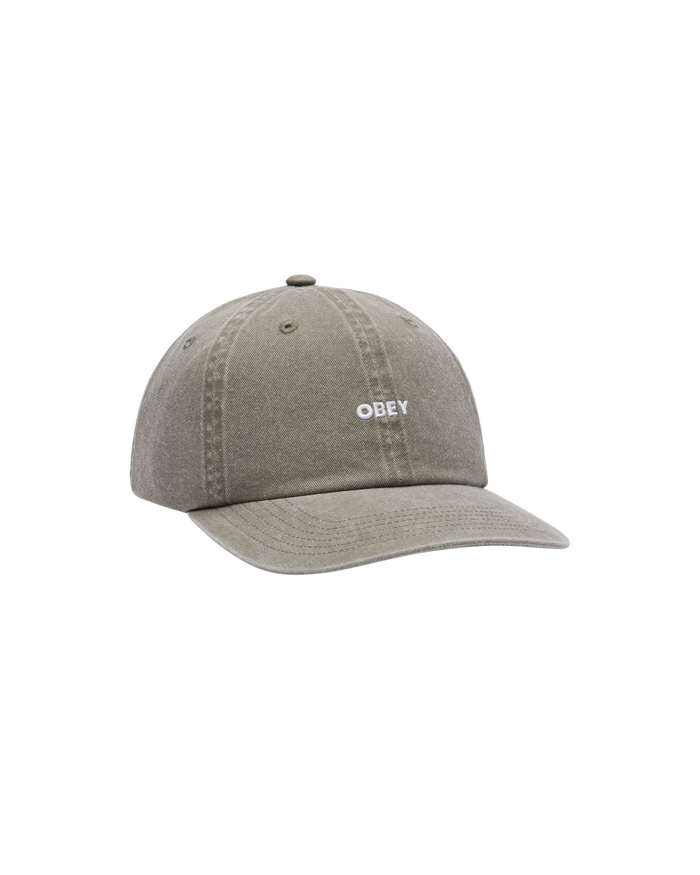 PIGMENT BOLD 6 PANEL STRAPBACK - PIGMENT OLIVE