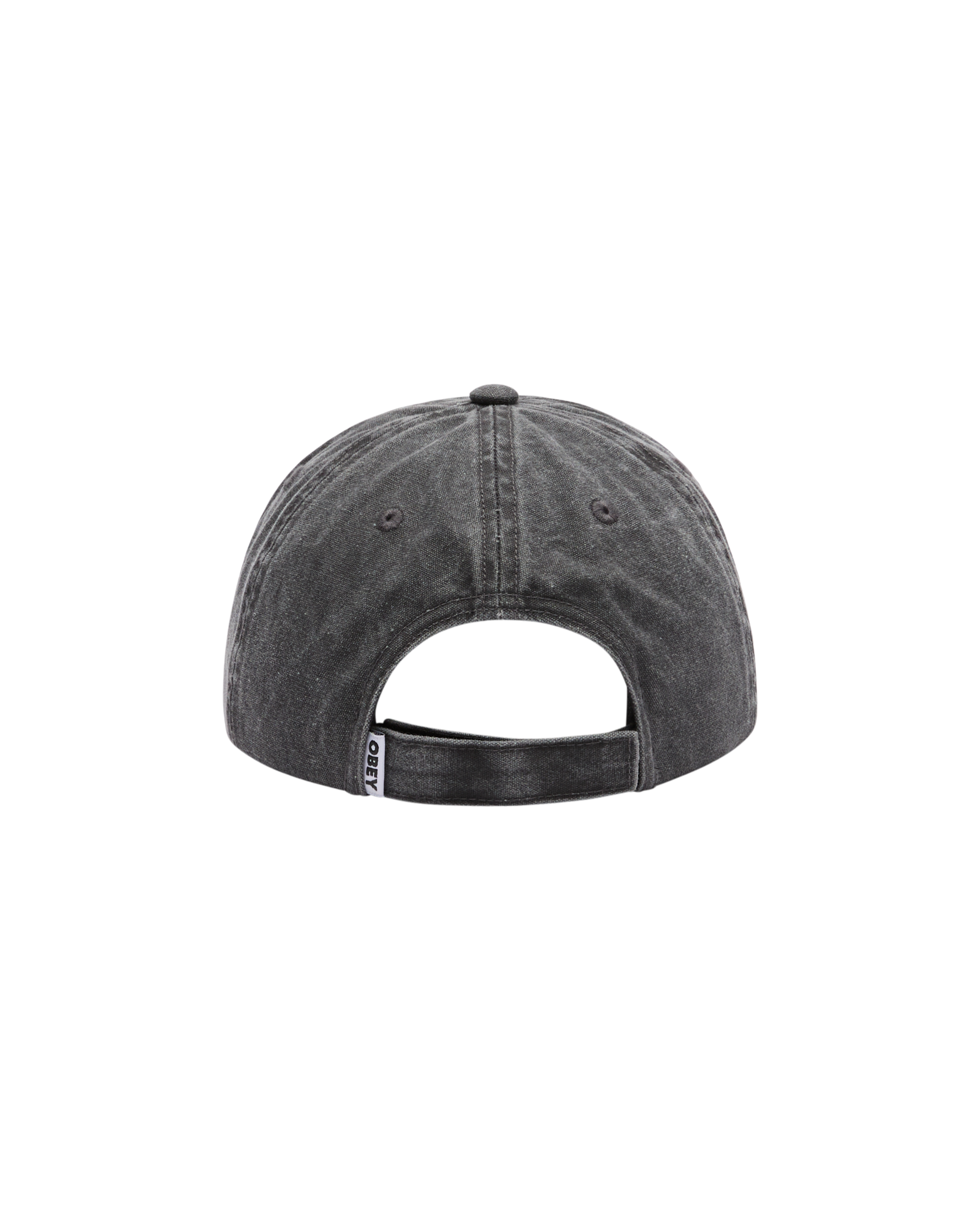 PIGMENT OBEY CORP 6 PANEL VELCRO BACK - PIGMENT BLACK