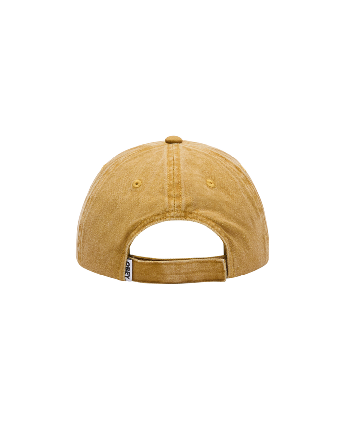 PIGMENT OBEY CORP 6 PANEL VELCRO BACK - PIGMENT MUSTARD MULTI