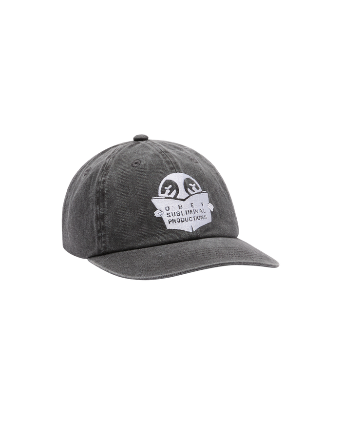 PIGMENT PRODUCTIONS 6 PANEL STRAPBACK - PIGMENT BLACK