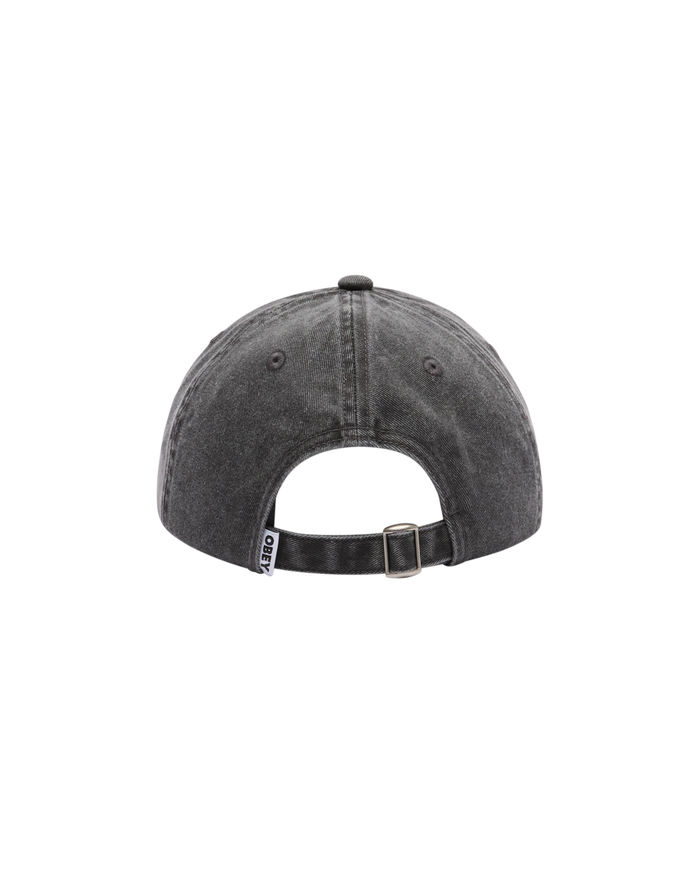 PIGMENT PRODUCTIONS 6 PANEL STRAPBACK - PIGMENT BLACK