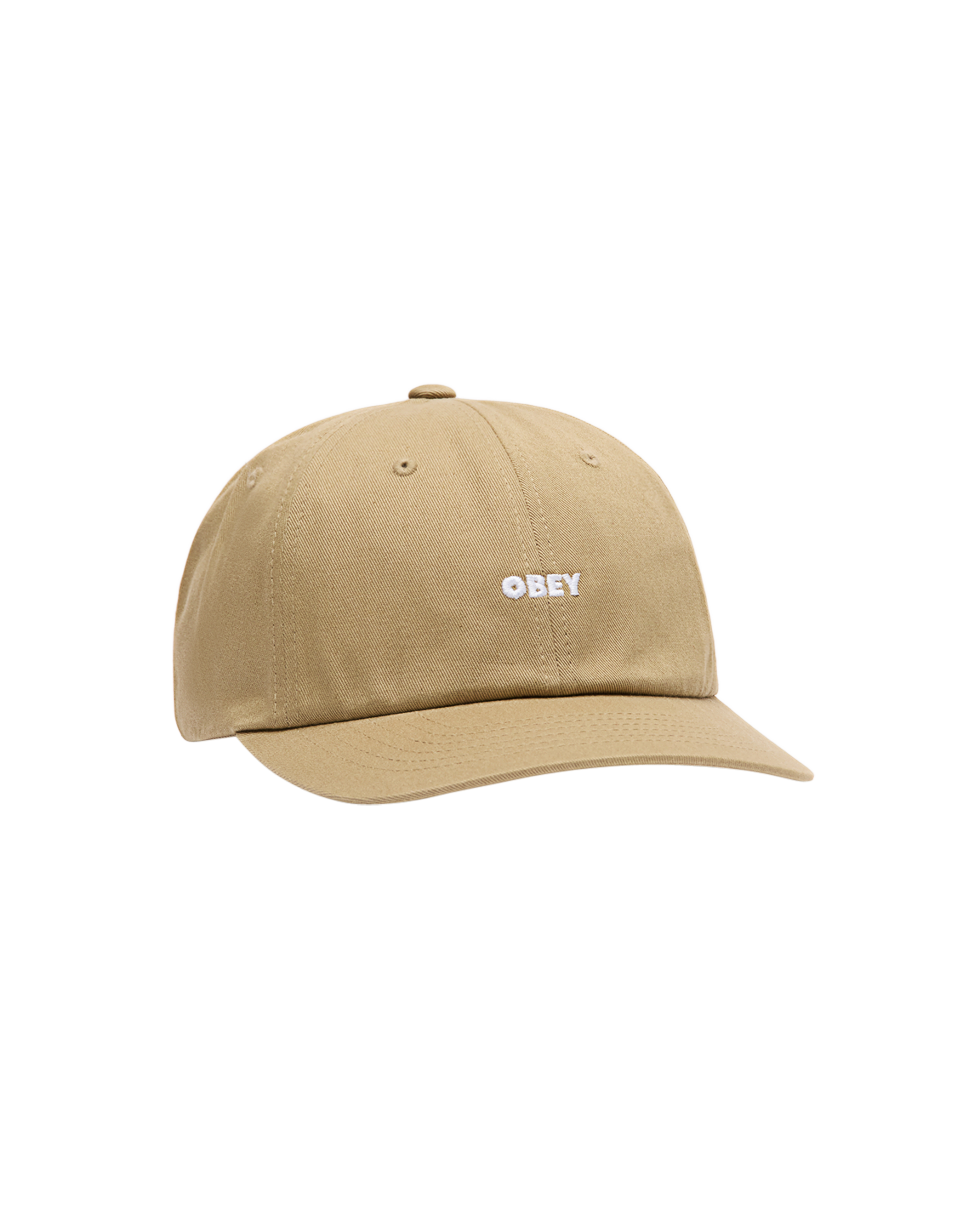 OBEY BOLD CURVE 6 PANEL STRAPBACK - KHAKI