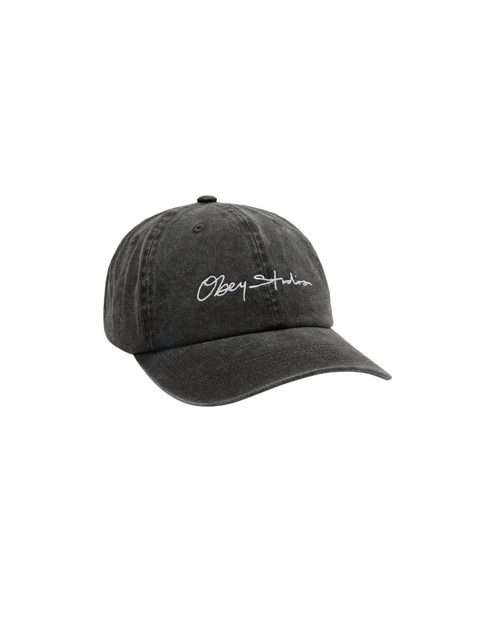 PIGMENT SIGNATURE 6 PANEL STRAPBACK - PIGMENT BLACK