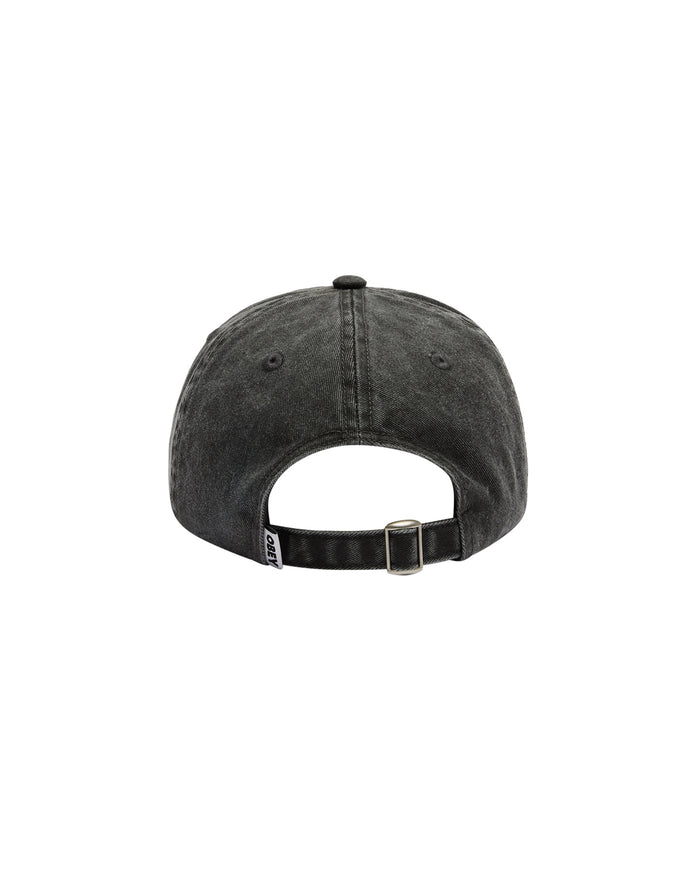 PIGMENT SIGNATURE 6 PANEL STRAPBACK - PIGMENT BLACK
