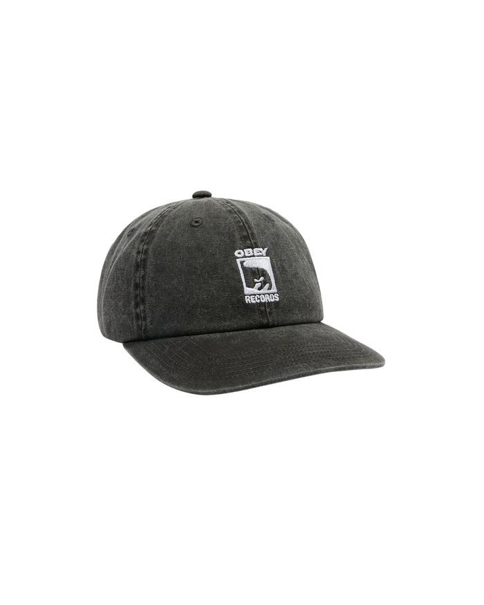 PIGMENT RECORDS6PANEL VELCRO BACK - PIGMENT BLACK