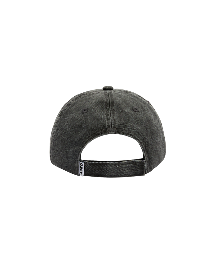 PIGMENT RECORDS6PANEL VELCRO BACK - PIGMENT BLACK