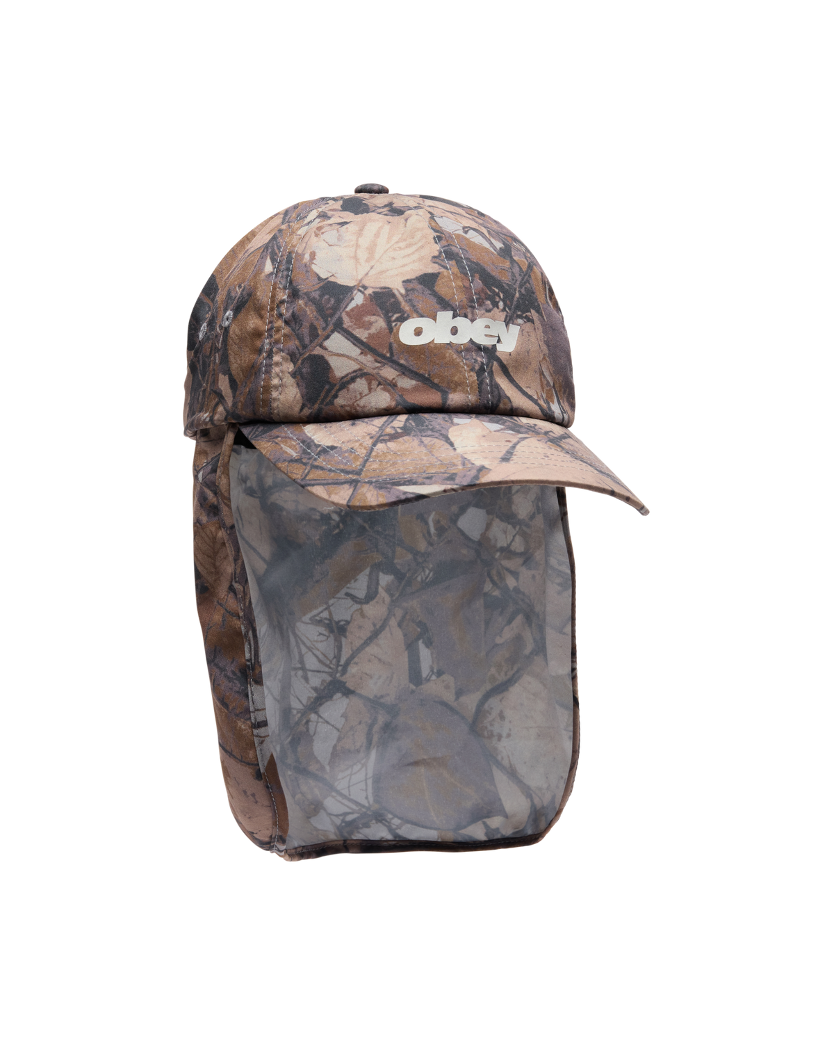 OBEY SAHARA 6 PANEL TRAIL CAP - FENCE CAMO MULTI