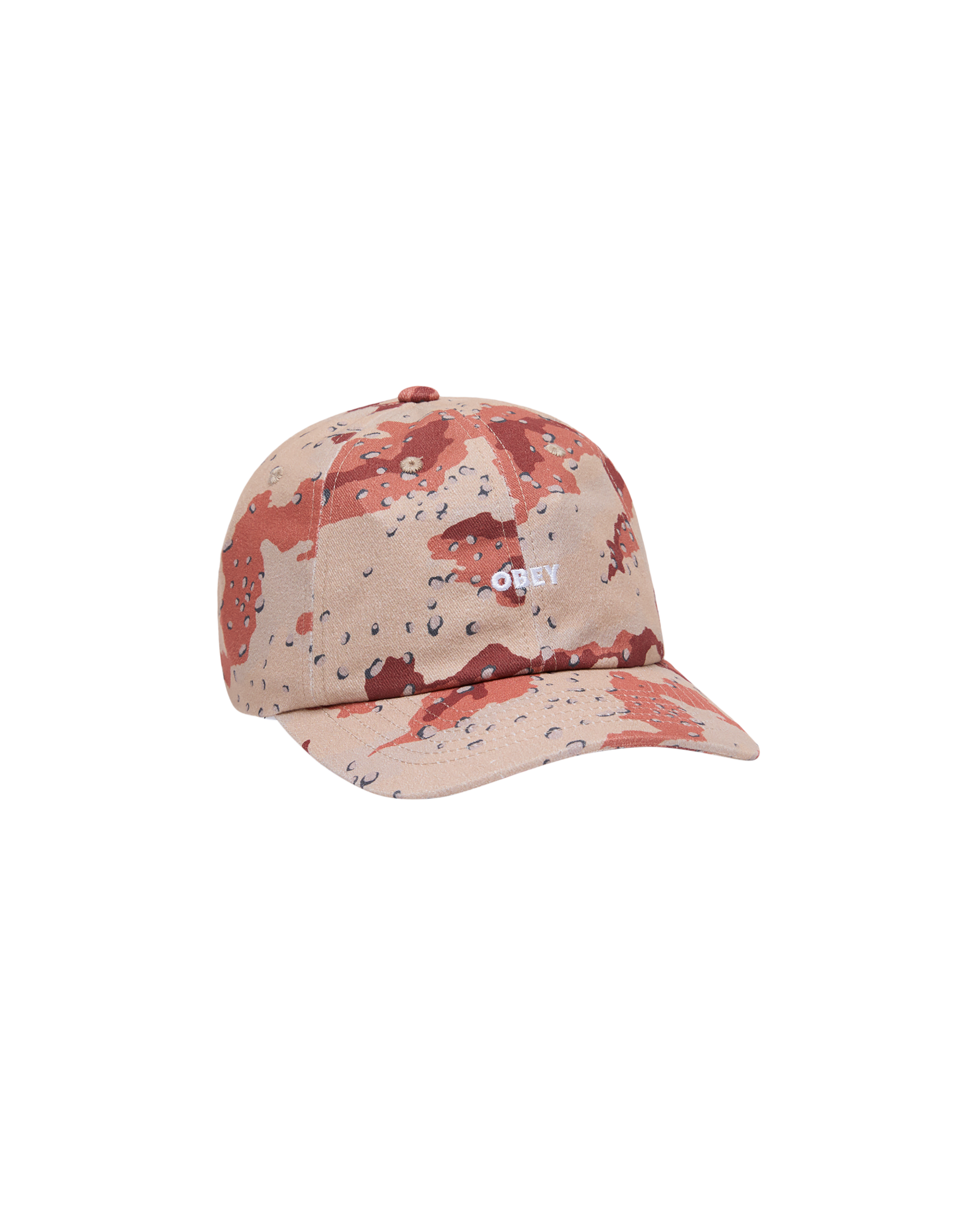 PIGMENT OBEY BOLD 6 PANEL STRAPBACK - SAND CAMO MULTI
