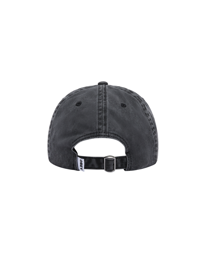 PIGMENT STUDIOS 6 PANEL STRAPBACK - PIGMENT BLACK