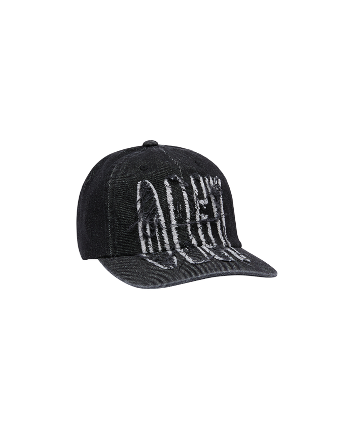 SUPERNOVA 6PANEL DENIM VELCRO BACK - FADED BLACK