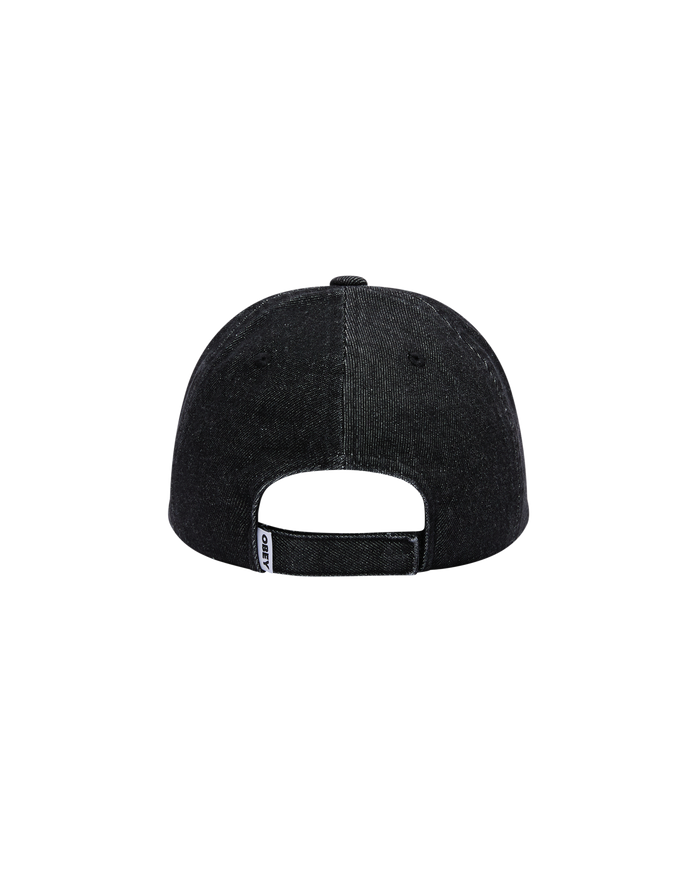 SUPERNOVA 6PANEL DENIM VELCRO BACK - FADED BLACK