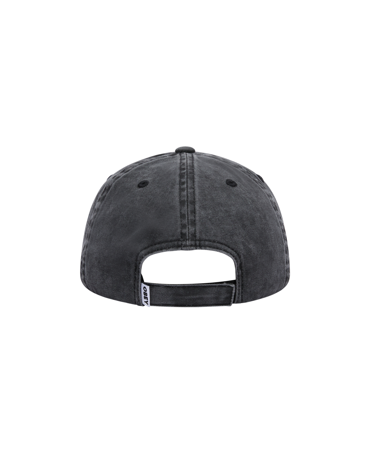 PIGMENT STATIC 6 PANEL VELCRO BACK - PIGMENT BLACK