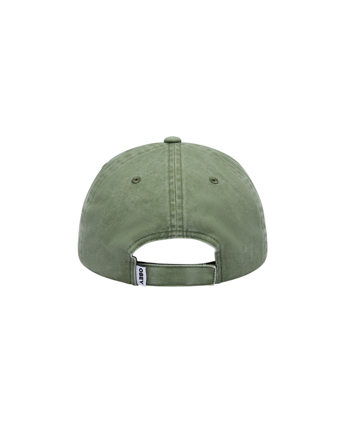 PIGMENT STATIC 6 PANEL VELCRO BACK - PIGMENT OLIVE