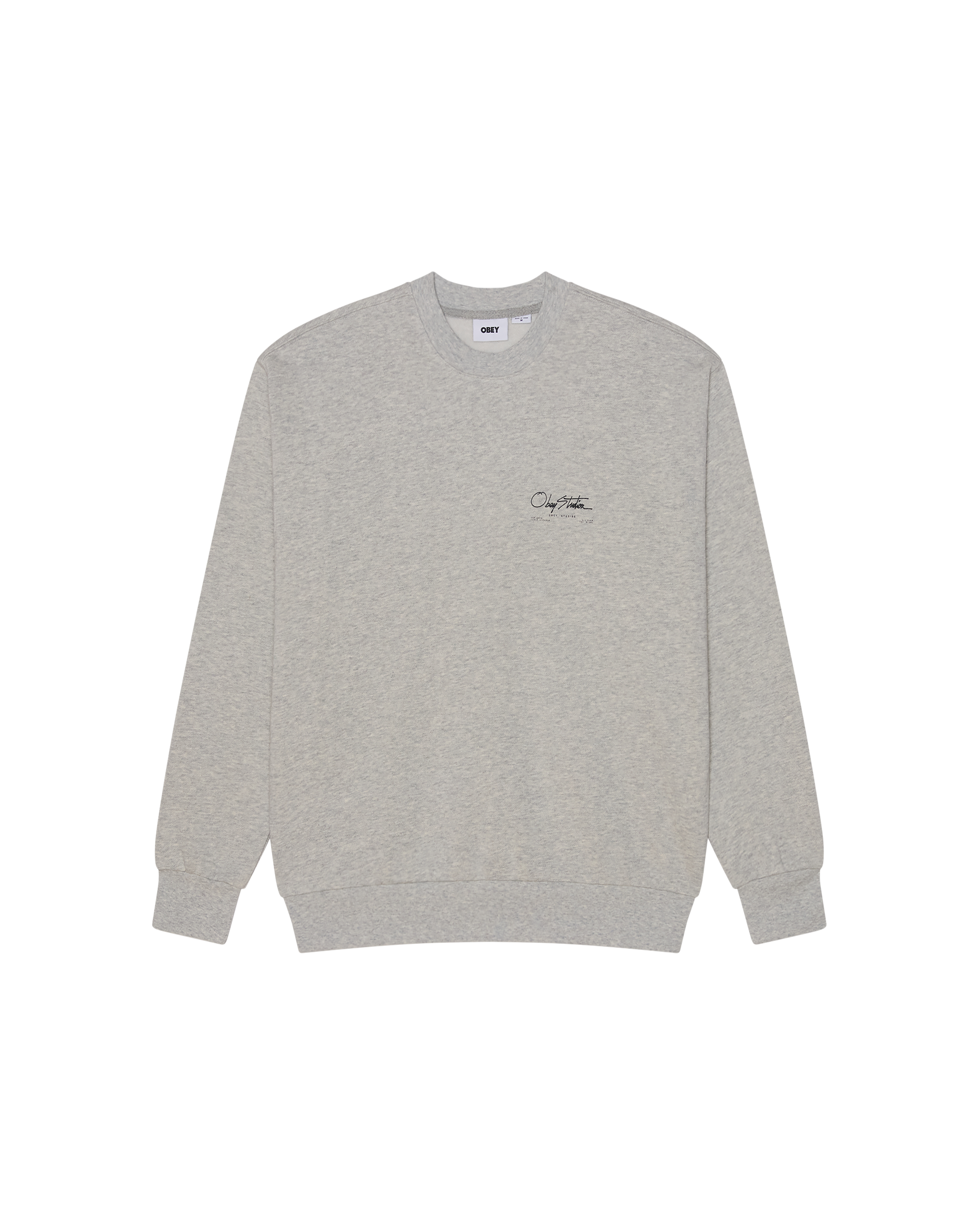 AUTOGRAPH CREWNECK - ASH GREY