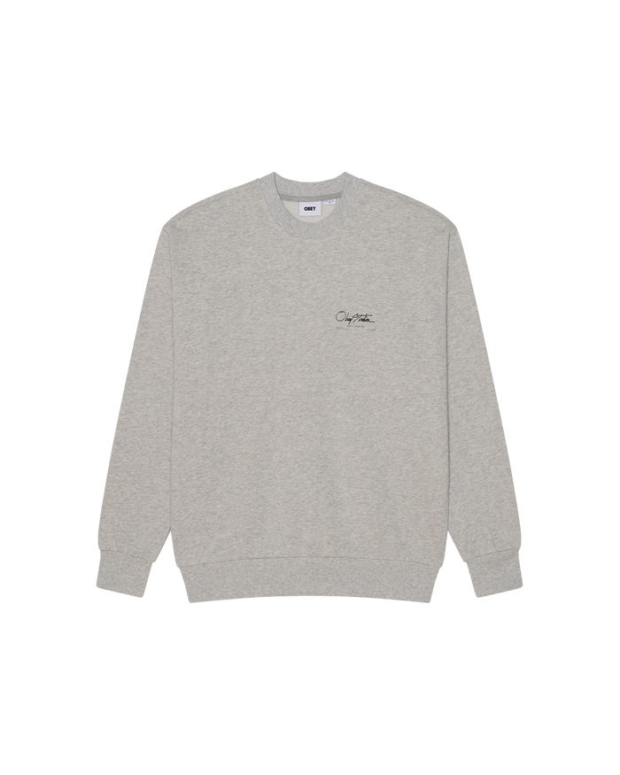 AUTOGRAPH CREWNECK - ASH GREY