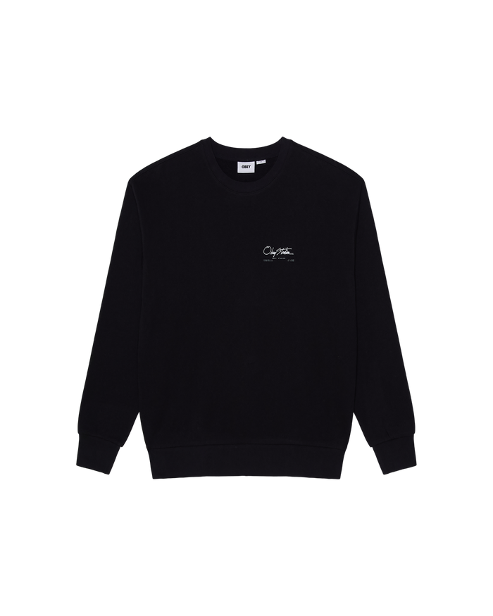 AUTOGRAPH CREWNECK - BLACK
